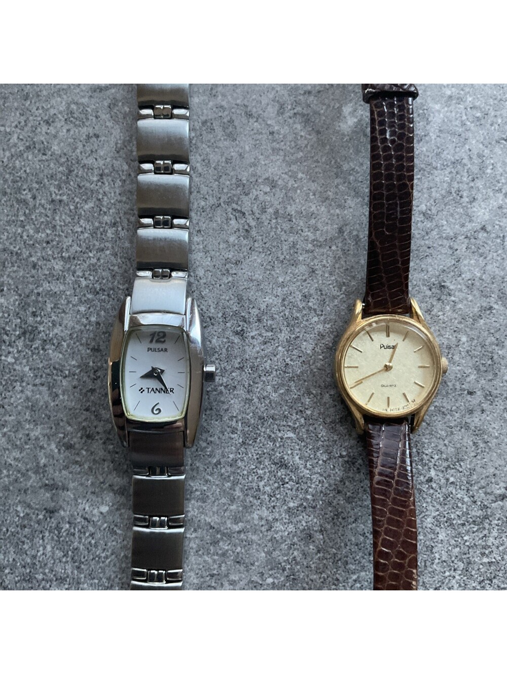 Vintage Pair Of Pulsar Womens Watches Both Watches Run Great A11